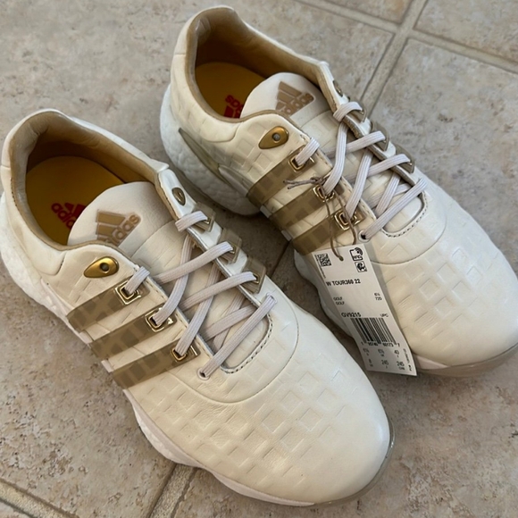 adidas gold shoes women's